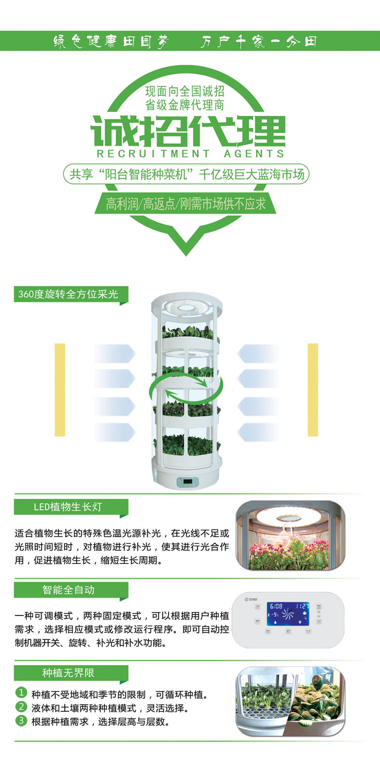 阳台种菜机首次公开亮相